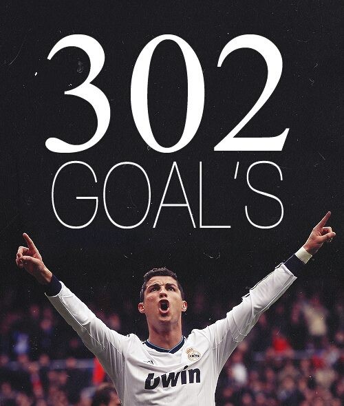 Ronaldo đã có được bàn thắng thứ 302 trong sự nghiệp thi đấu của mình (trong màu áo Sporting Lisbon, Man United và Real Madrid).
